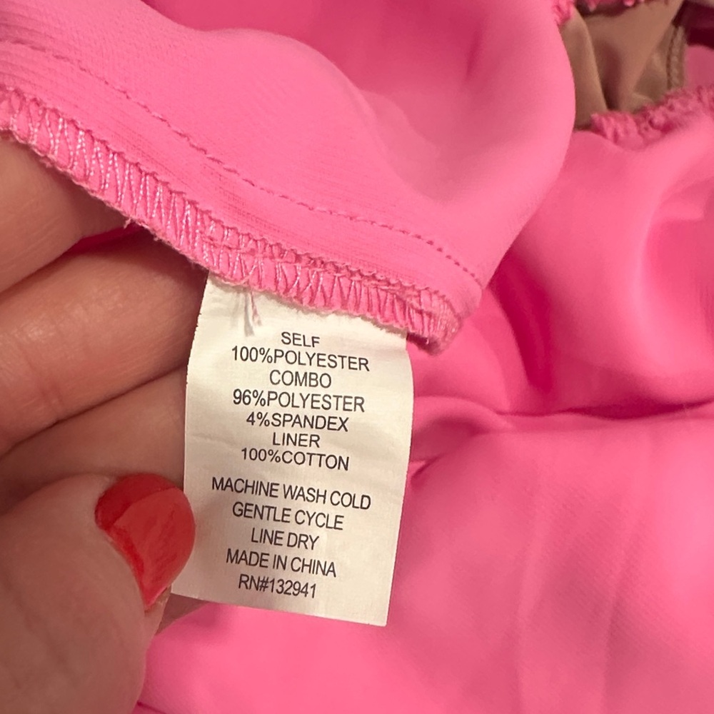 Amanda Uprichard pink blouse bodysuit Small 🩷 - Picture 8 of 8